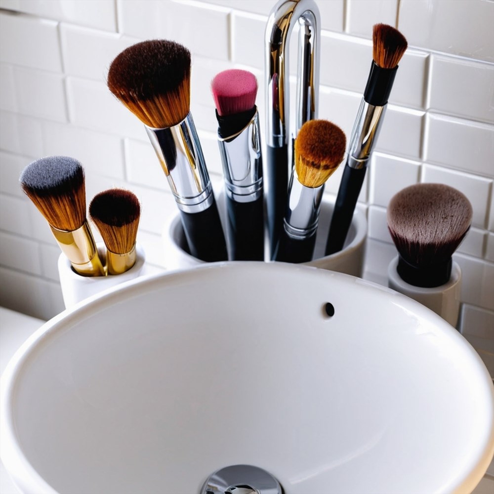 Nettoyage des Pinceaux de Maquillage