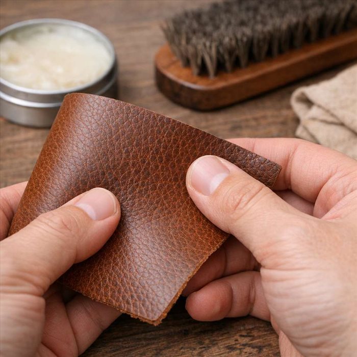 Reconnaître un cuir pleine fleur avant cirage : guide simple