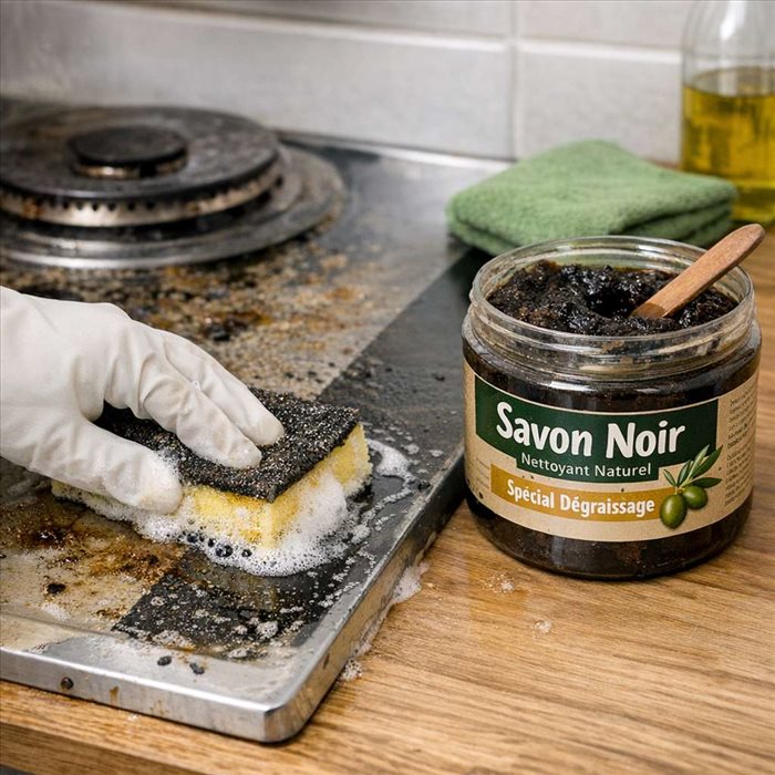 Savon noir : pourquoi il dégraisse si bien les surfaces ?