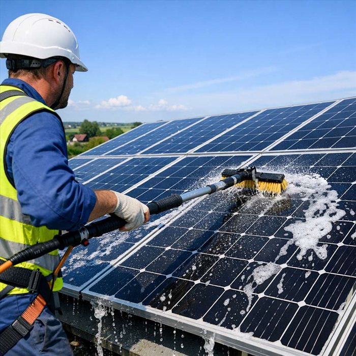 Nettoyer des panneaux photovoltaïques : conseils utiles