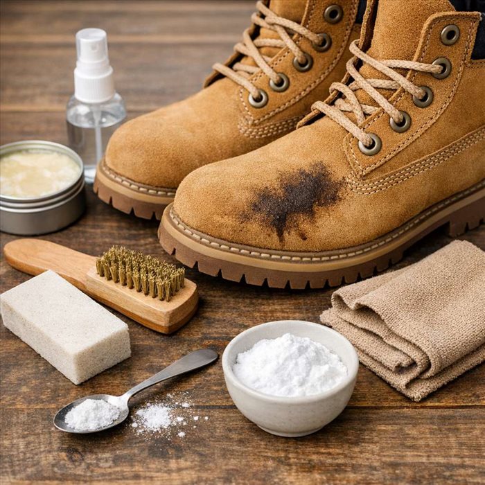 Cuir nubuck taché de graisse : comment le nettoyer efficacement ?