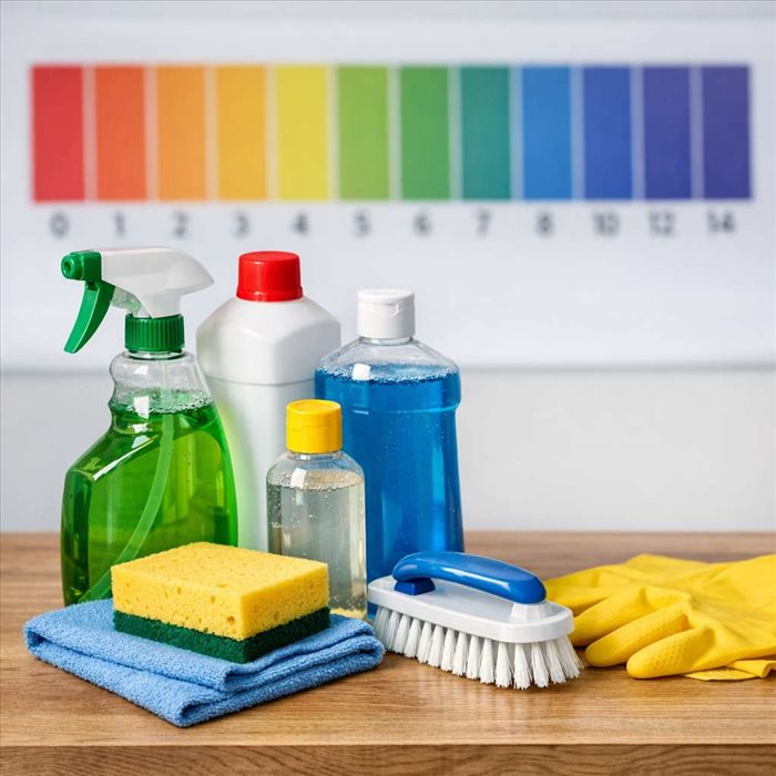 Pourquoi le pH des produits de nettoyage est important 