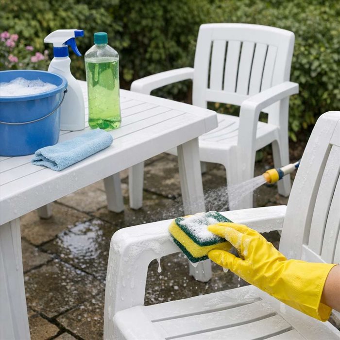 Comment nettoyer un salon de jardin en plastique ? Guide complet