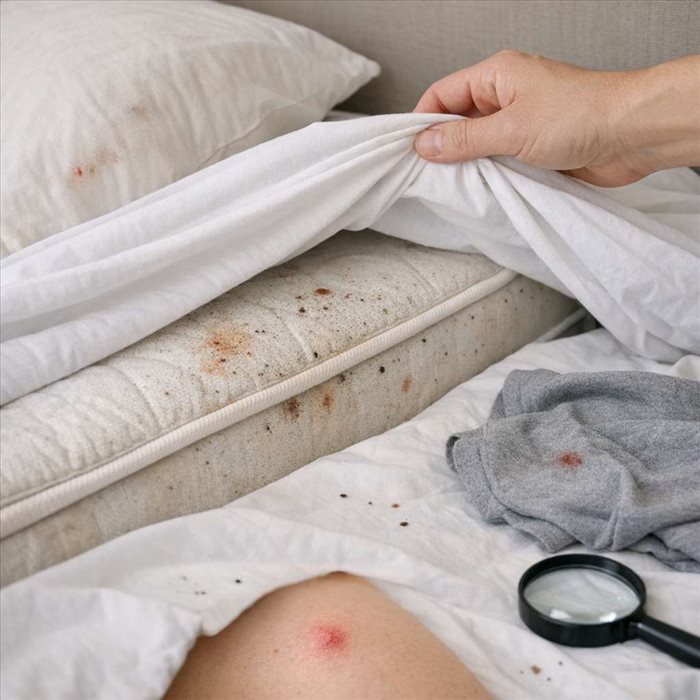 Comment savoir si on a des punaises de lit sans les voir ?